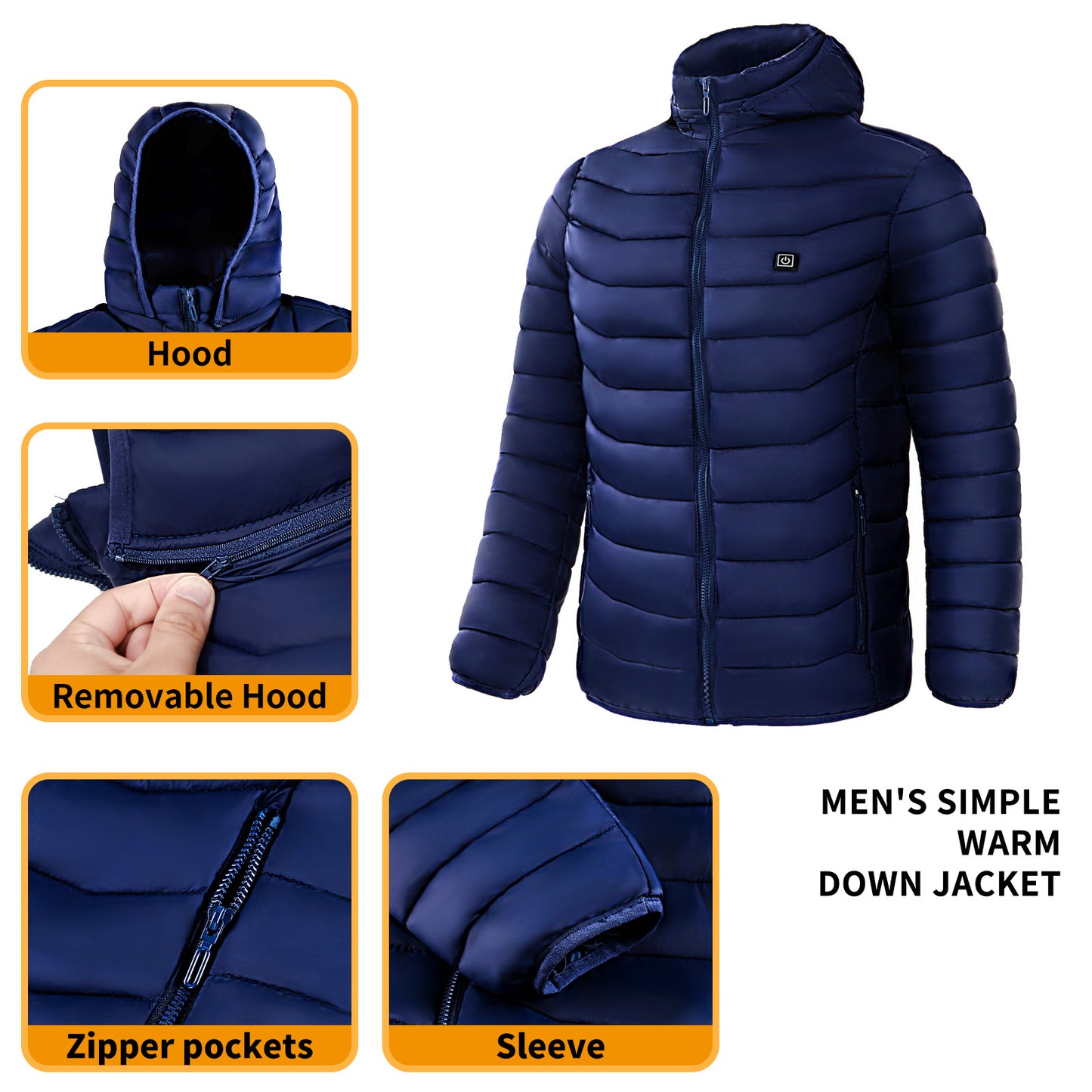 Manteau chauffant électrique